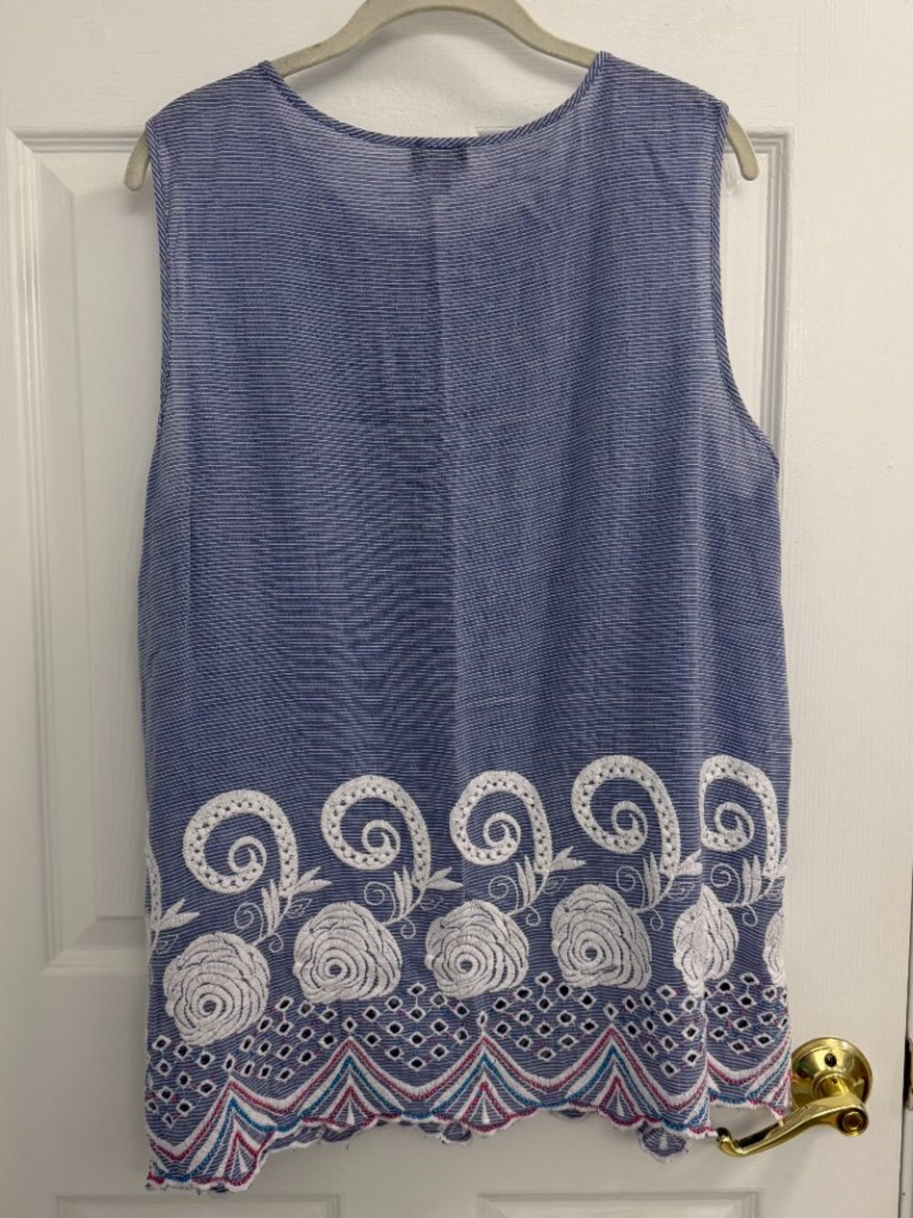 Talbots Embroidered Tank Top - Picture 2 of 5